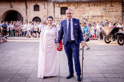 Fiesta de gala a la llegada a la Plaza Mayor