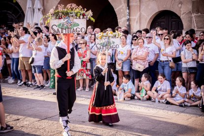 Fiesta de gala a la llegada a la Plaza Mayor