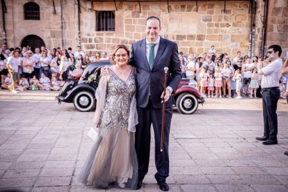 Fiesta de gala a la llegada a la Plaza Mayor