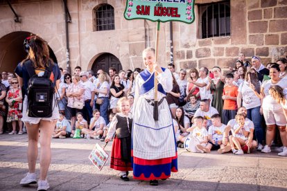 Fiesta de gala a la llegada a la Plaza Mayor