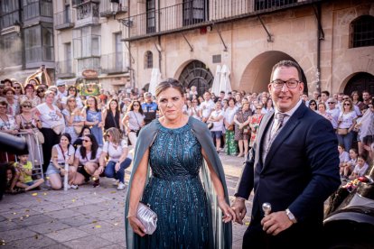 Fiesta de gala a la llegada a la Plaza Mayor