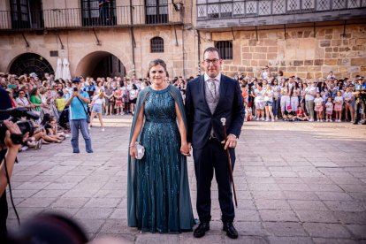 Fiesta de gala a la llegada a la Plaza Mayor