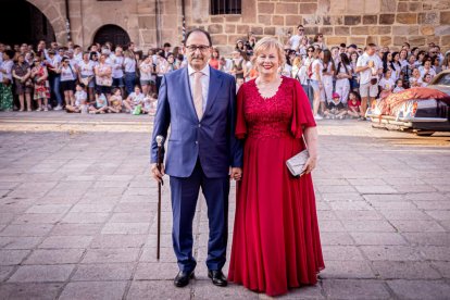 Fiesta de gala a la llegada a la Plaza Mayor