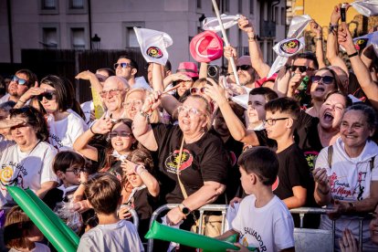 Fiesta de gala a la llegada a la Plaza Mayor