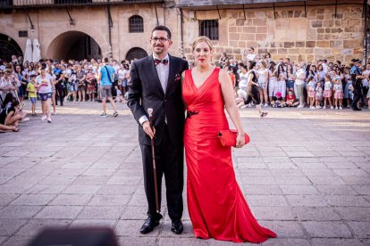 Fiesta de gala a la llegada a la Plaza Mayor