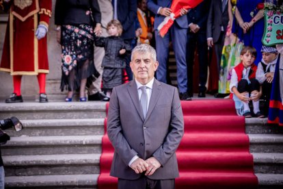 Fiesta de gala a la llegada a la Plaza Mayor