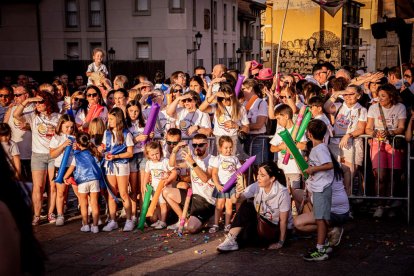 Fiesta de gala a la llegada a la Plaza Mayor