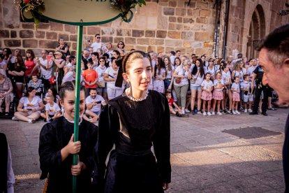 Fiesta de gala a la llegada a la Plaza Mayor
