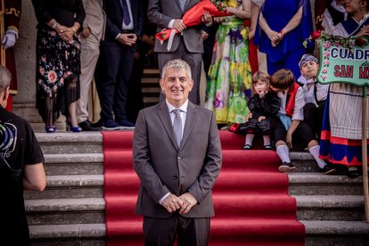 Fiesta de gala a la llegada a la Plaza Mayor