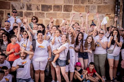 Fiesta de gala a la llegada a la Plaza Mayor