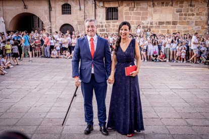Fiesta de gala a la llegada a la Plaza Mayor