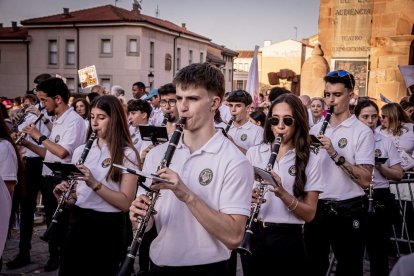 Fiesta de gala a la llegada a la Plaza Mayor