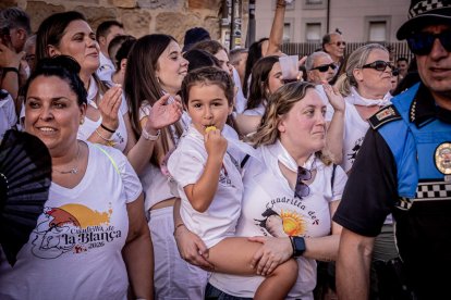 Fiesta de gala a la llegada a la Plaza Mayor