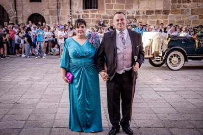 Fiesta de gala a la llegada a la Plaza Mayor