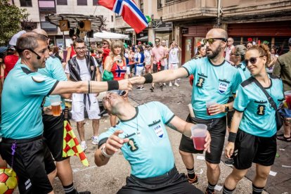 La fiesta fue inimaginable en la plaza de toros y sus calles aledañas