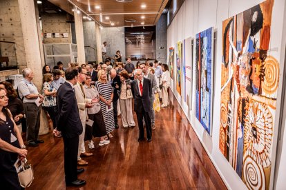 Fernando Mastretta es un artista muy vinculado a Soria, como demuestran estas obras