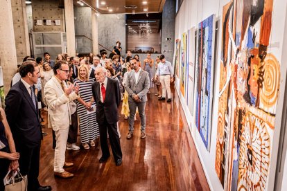 Fernando Mastretta es un artista muy vinculado a Soria, como demuestran estas obras