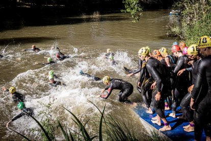 Imágenes de la prueba masculina en el parque de La Arboleda