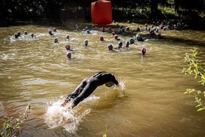 Imágenes de la prueba masculina en el parque de La Arboleda