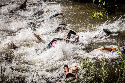 Imágenes de la prueba masculina en el parque de La Arboleda