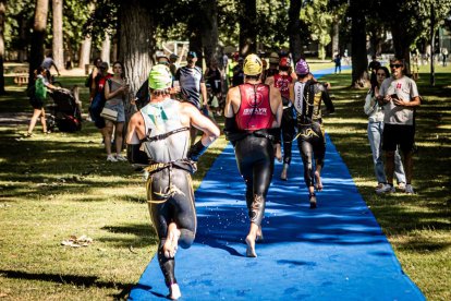 Imágenes de la prueba masculina en el parque de La Arboleda
