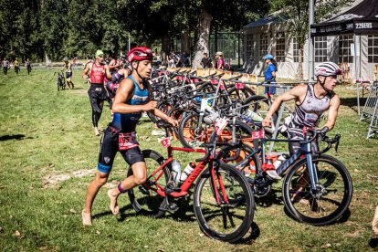 Imágenes de la prueba masculina en el parque de La Arboleda