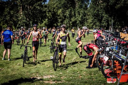 Imágenes de la prueba masculina en el parque de La Arboleda