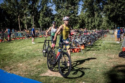 Imágenes de la prueba masculina en el parque de La Arboleda