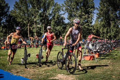 Imágenes de la prueba masculina en el parque de La Arboleda