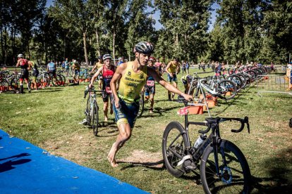 Imágenes de la prueba masculina en el parque de La Arboleda