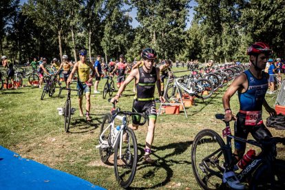 Imágenes de la prueba masculina en el parque de La Arboleda