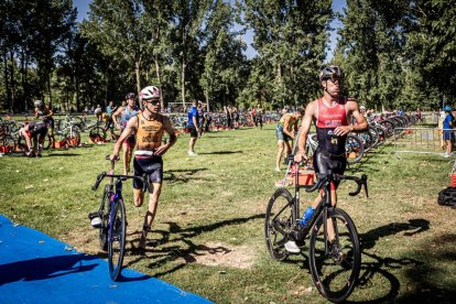 Imágenes de la prueba masculina en el parque de La Arboleda