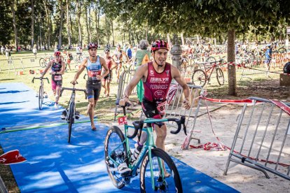 Imágenes de la prueba masculina en el parque de La Arboleda