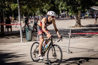 Imágenes de la prueba masculina en el parque de La Arboleda