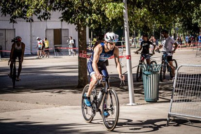 Imágenes de la prueba masculina en el parque de La Arboleda