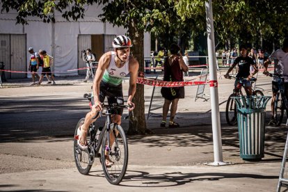 Imágenes de la prueba masculina en el parque de La Arboleda