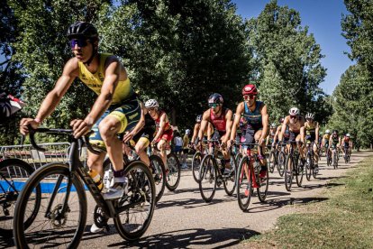 Imágenes de la prueba masculina en el parque de La Arboleda