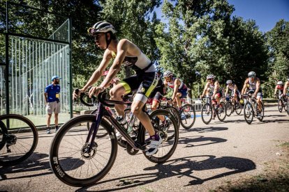 Imágenes de la prueba masculina en el parque de La Arboleda