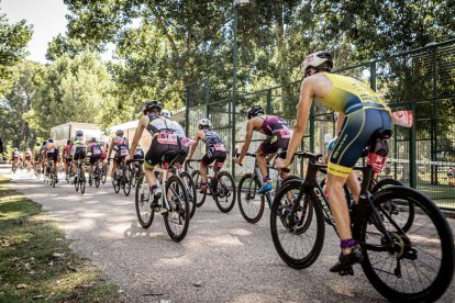 Imágenes de la prueba masculina en el parque de La Arboleda