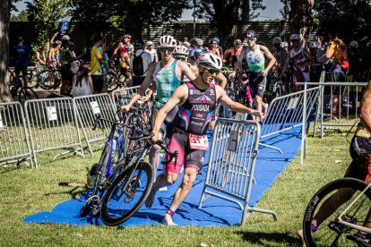 Imágenes de la prueba masculina en el parque de La Arboleda
