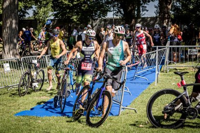 Imágenes de la prueba masculina en el parque de La Arboleda
