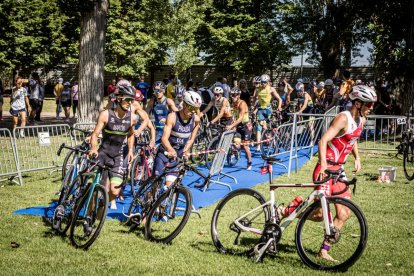 Imágenes de la prueba masculina en el parque de La Arboleda