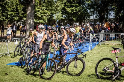 Imágenes de la prueba masculina en el parque de La Arboleda