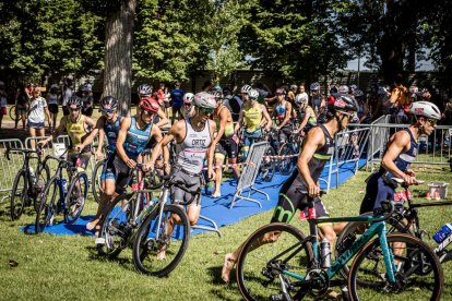 Imágenes de la prueba masculina en el parque de La Arboleda