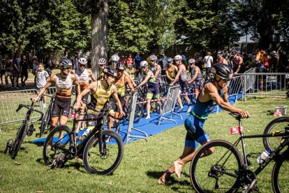 Imágenes de la prueba masculina en el parque de La Arboleda