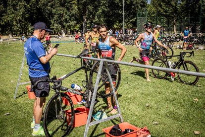Imágenes de la prueba masculina en el parque de La Arboleda