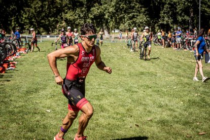 Imágenes de la prueba masculina en el parque de La Arboleda