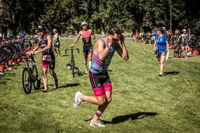 Imágenes de la prueba masculina en el parque de La Arboleda