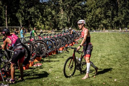 Imágenes de la prueba masculina en el parque de La Arboleda