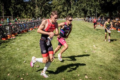 Imágenes de la prueba masculina en el parque de La Arboleda